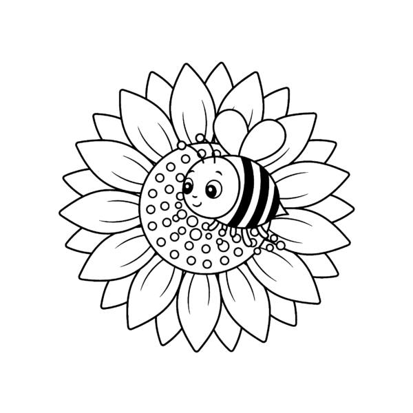 Abeille et tournesol