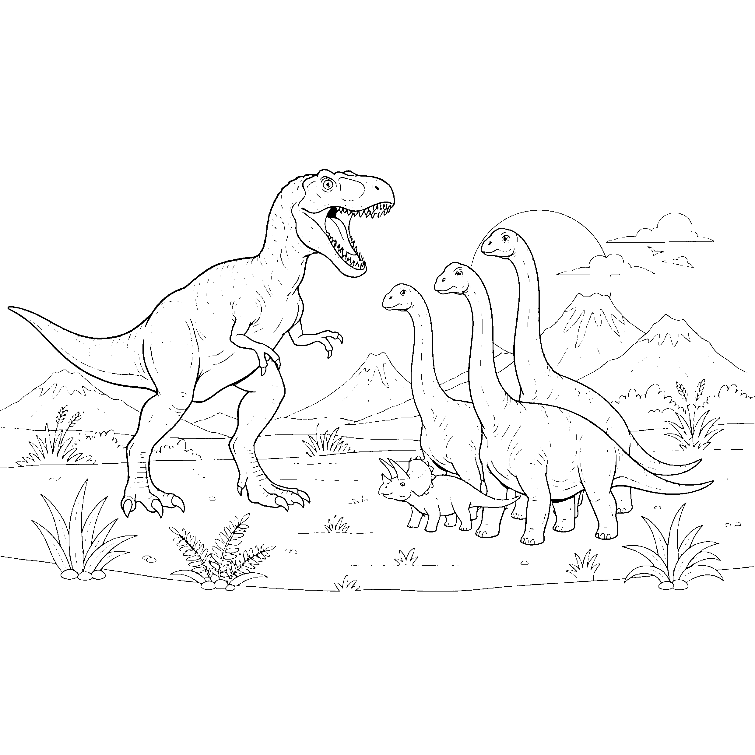 Allosaure à l&rsquo;attaque