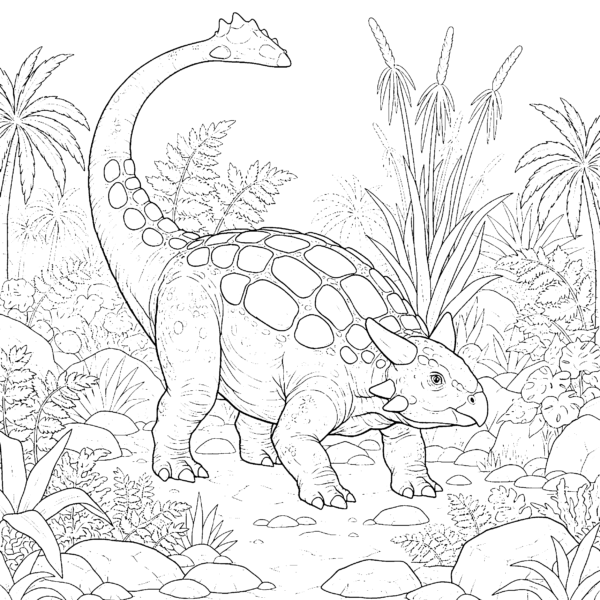 Ankylosaure à massue