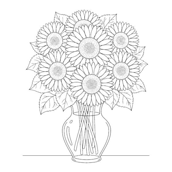 Bouquet de tournesols