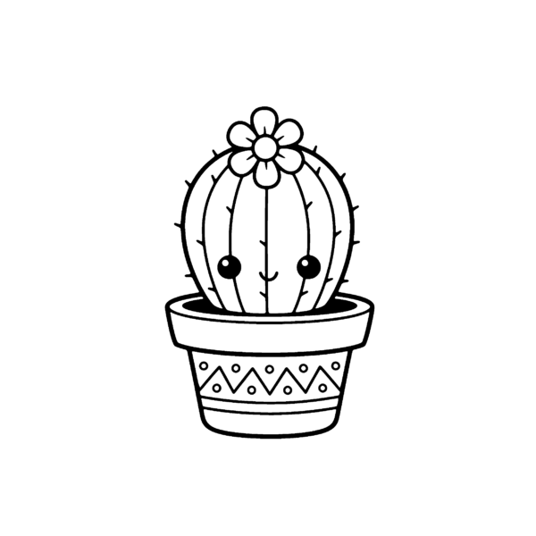 Cactus kawaii