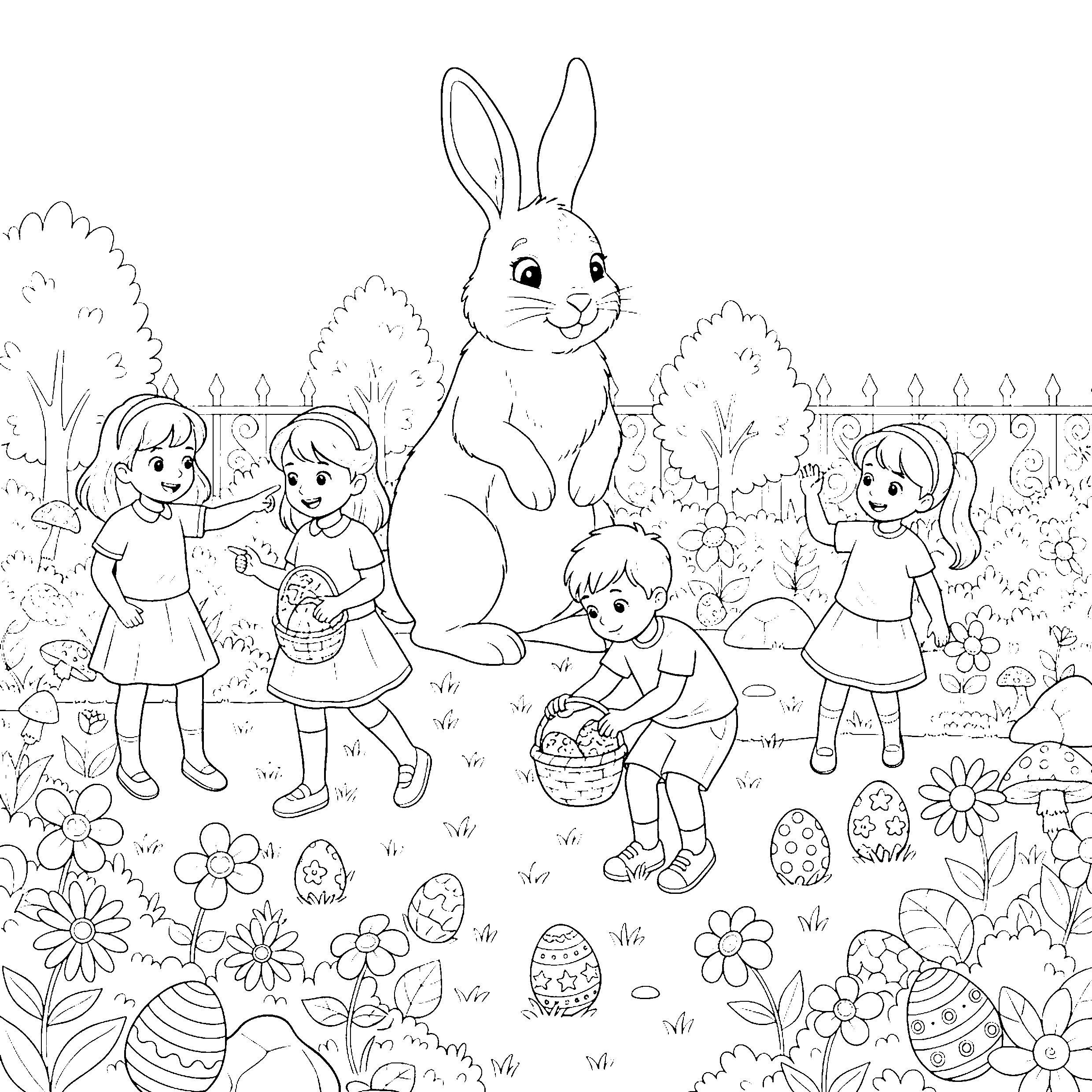 Chasse aux œufs de Pâques