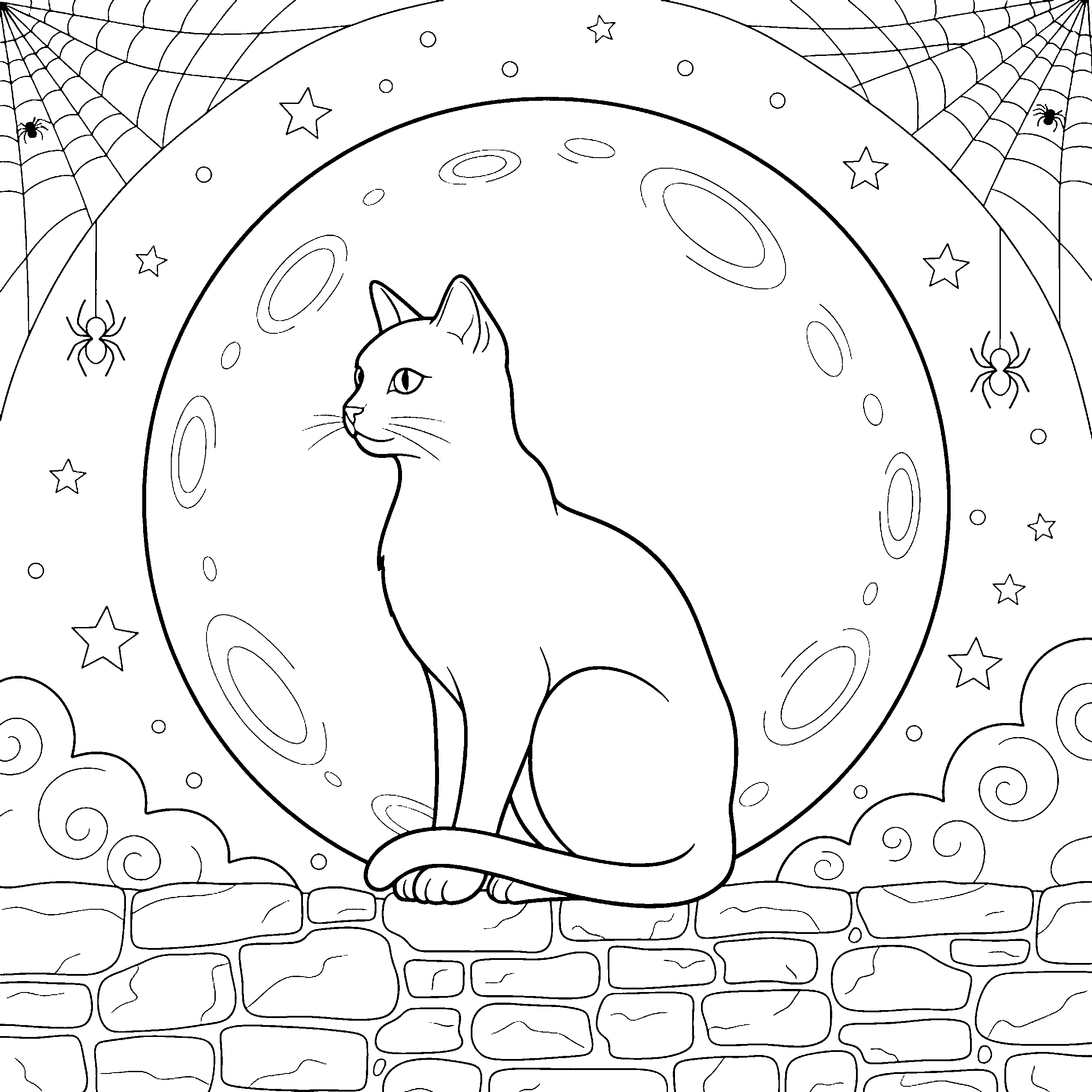 Chat noir d&rsquo;Halloween