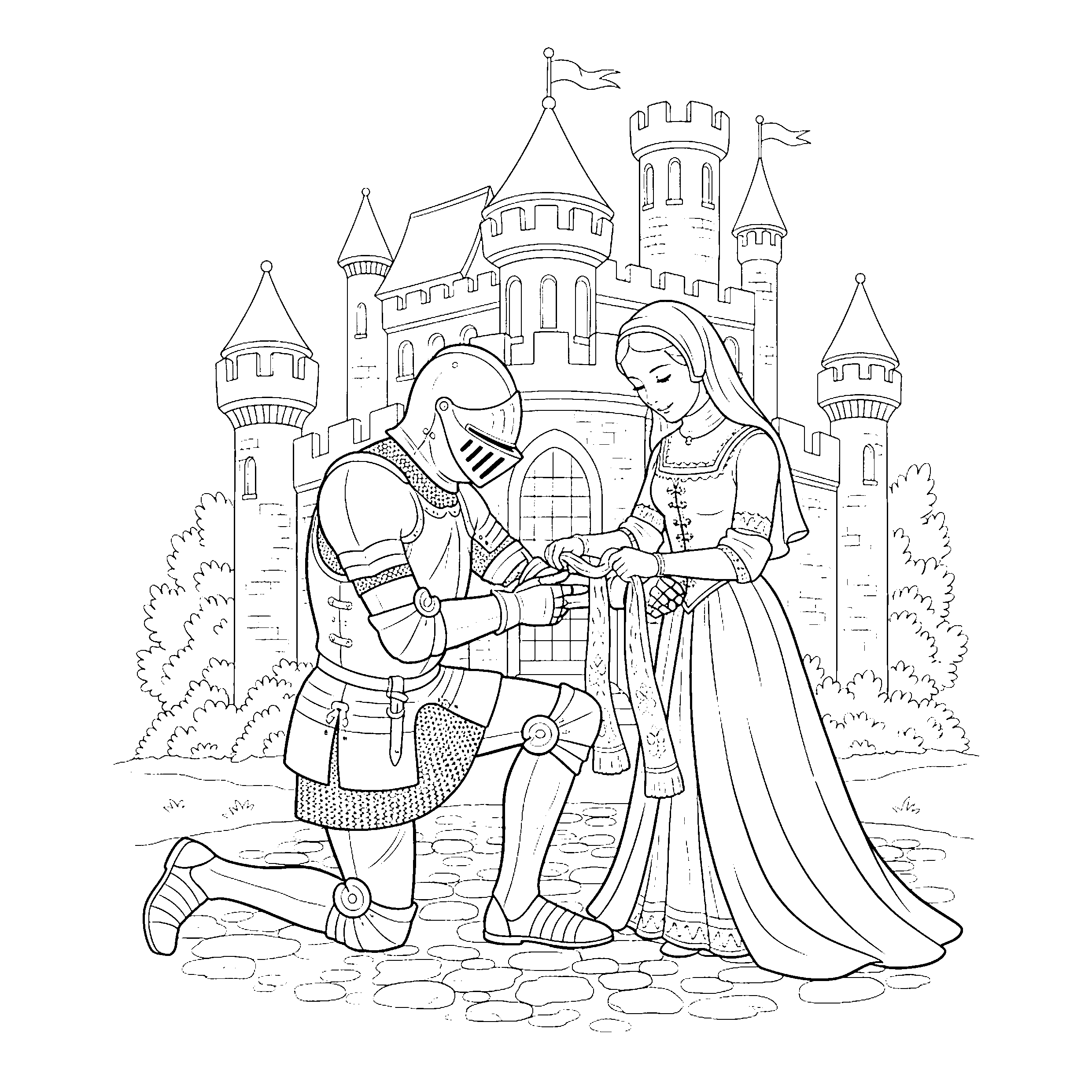 Chevalier et sa dame