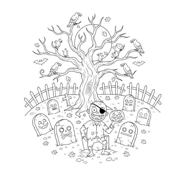 Cimetière d&rsquo;Halloween