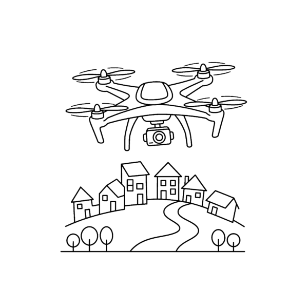 Drone avec caméra