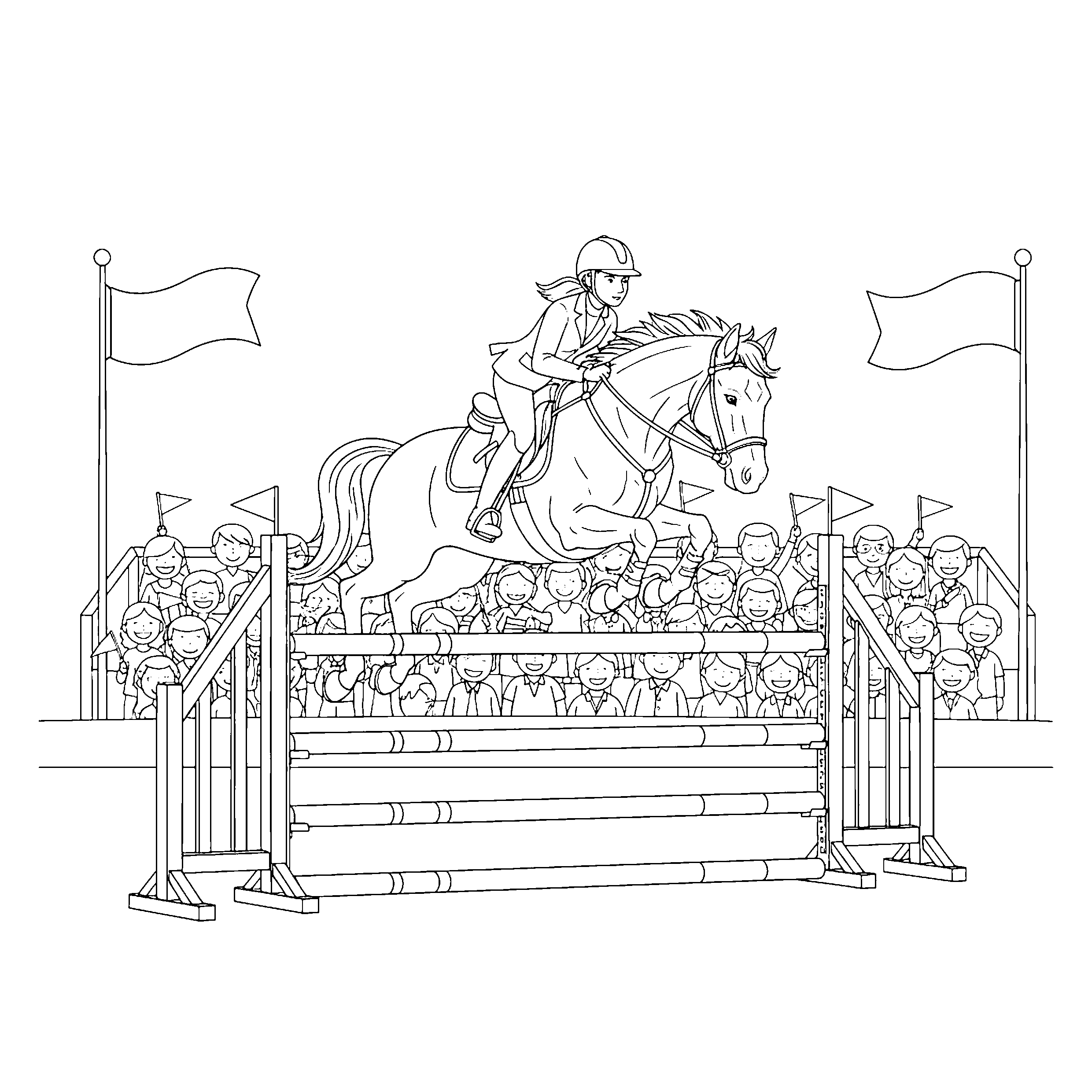 Équitation — saut d&rsquo;obstacle