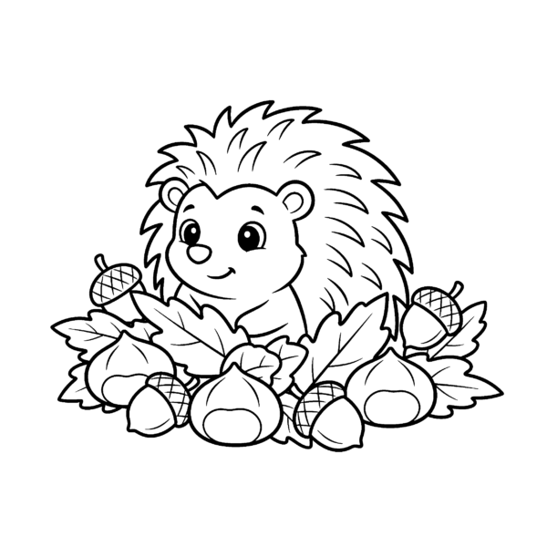 Hérisson d&rsquo;automne