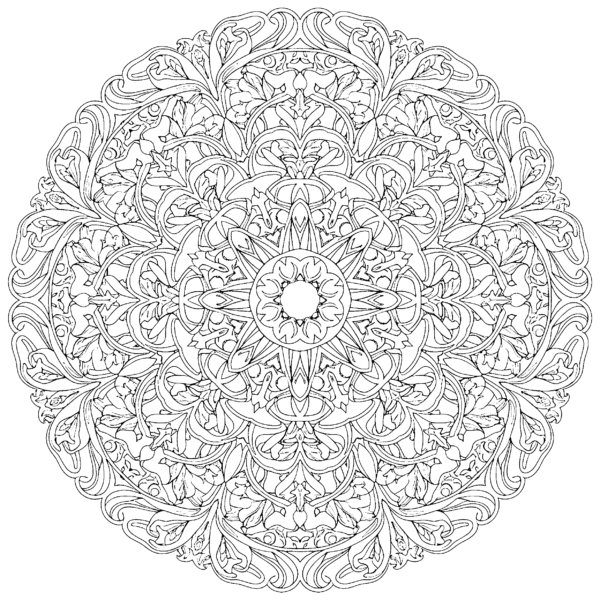 Mandala Art Nouveau
