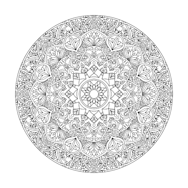 Mandala dentelle