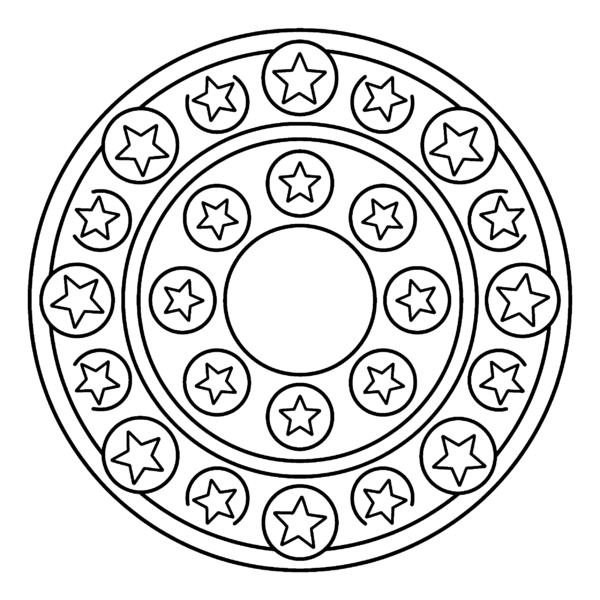Mandala étoiles