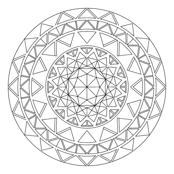 Mandala géométrique