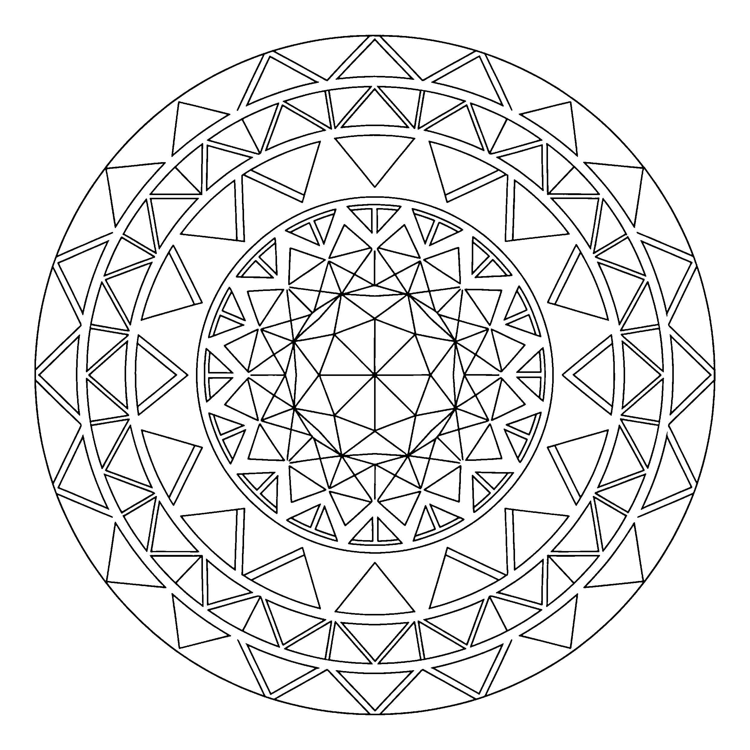 Mandala géométrique
