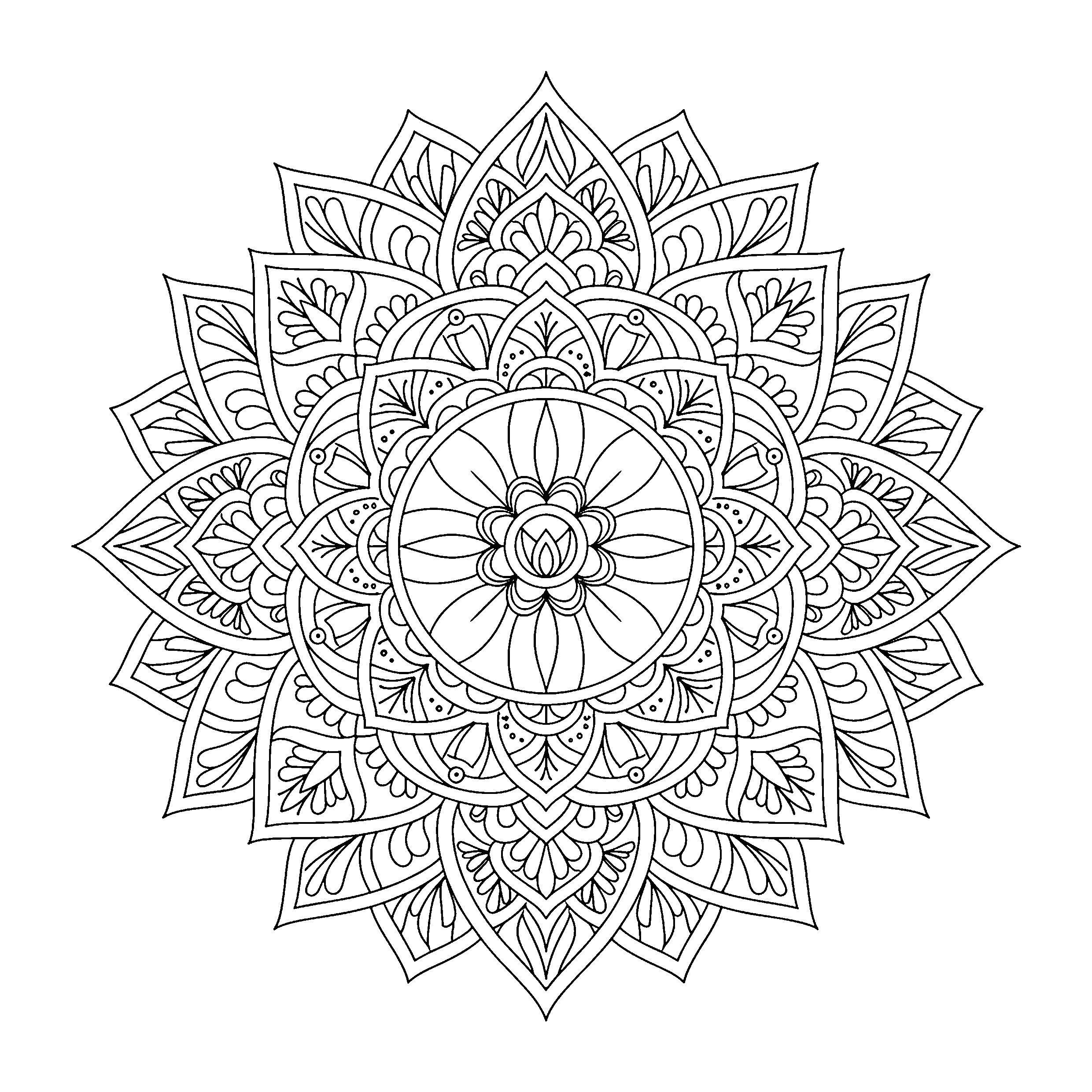 Mandala lotus