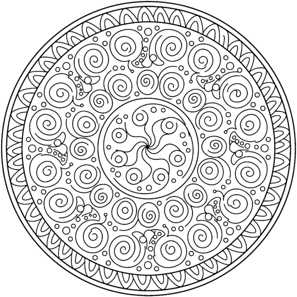 Mandala spirales