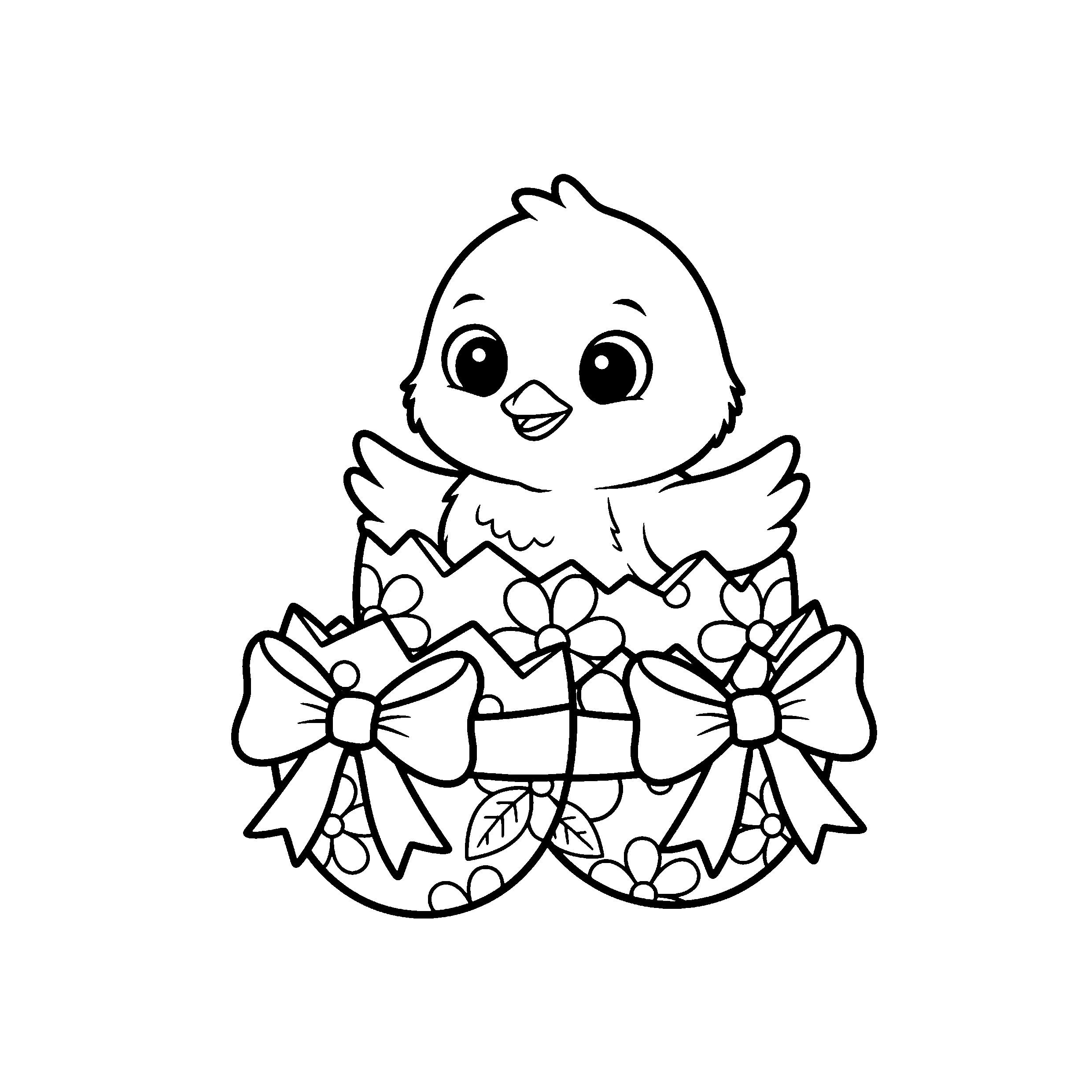 Poussin dans l&rsquo;œuf