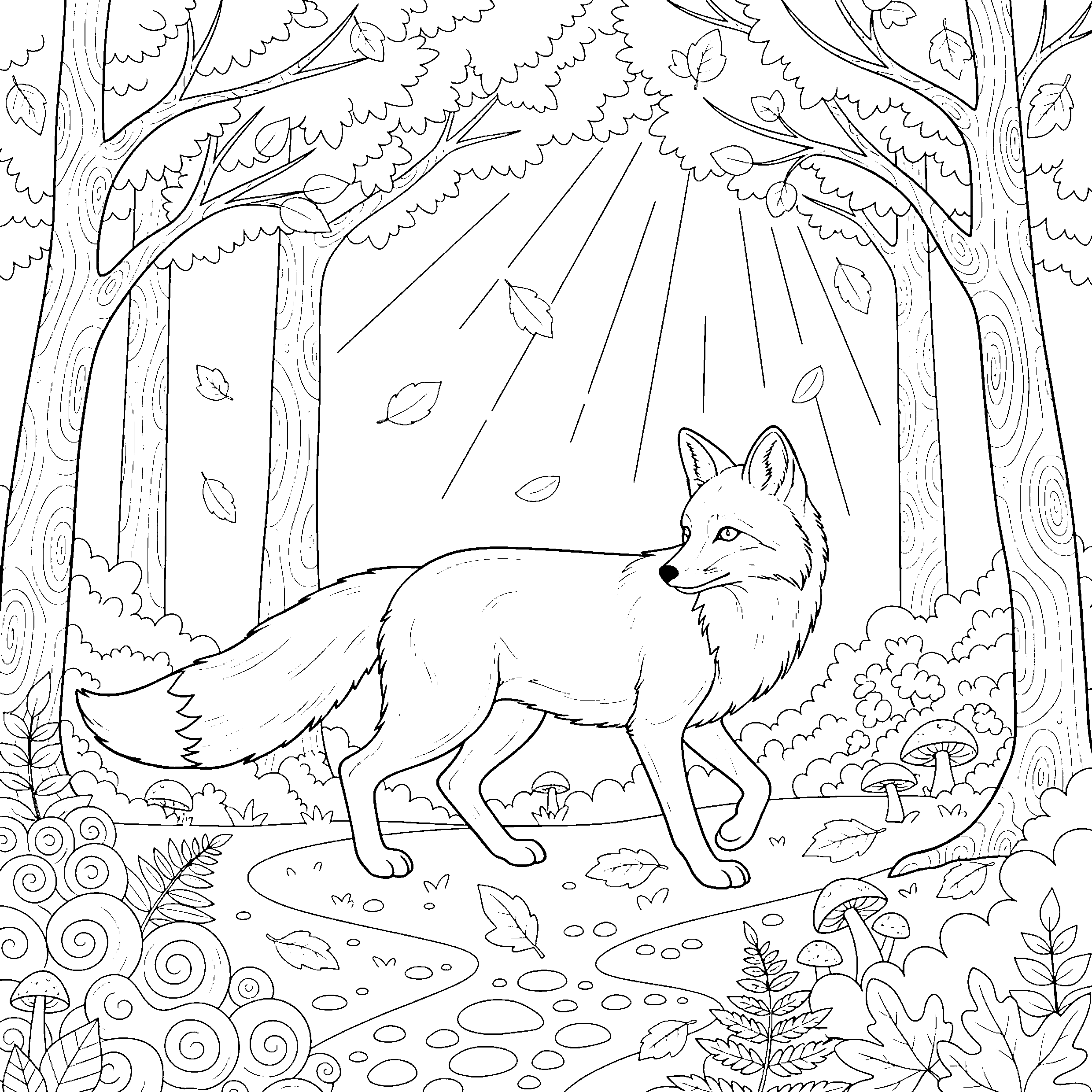 Renard d&rsquo;automne