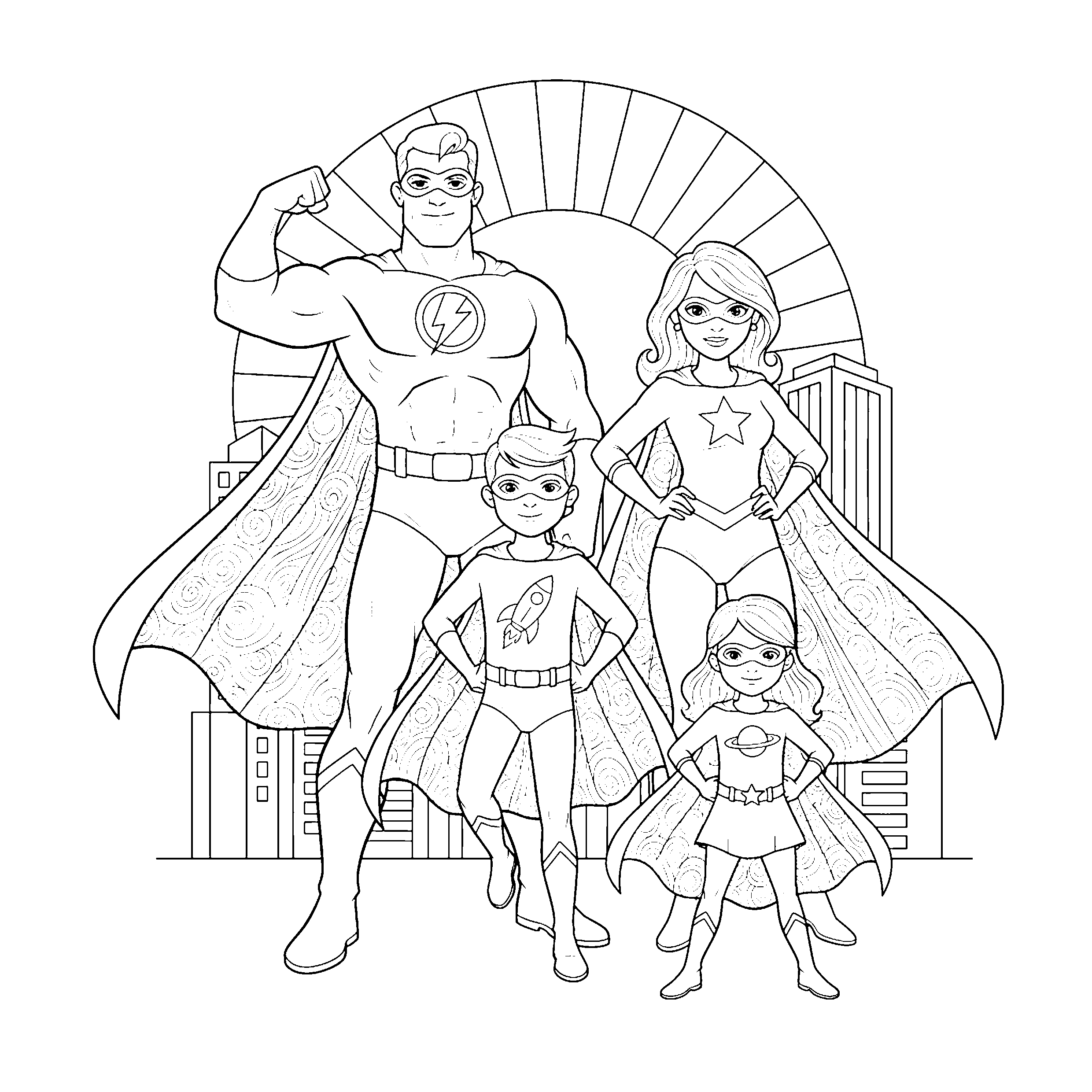 Famille de super-héros
