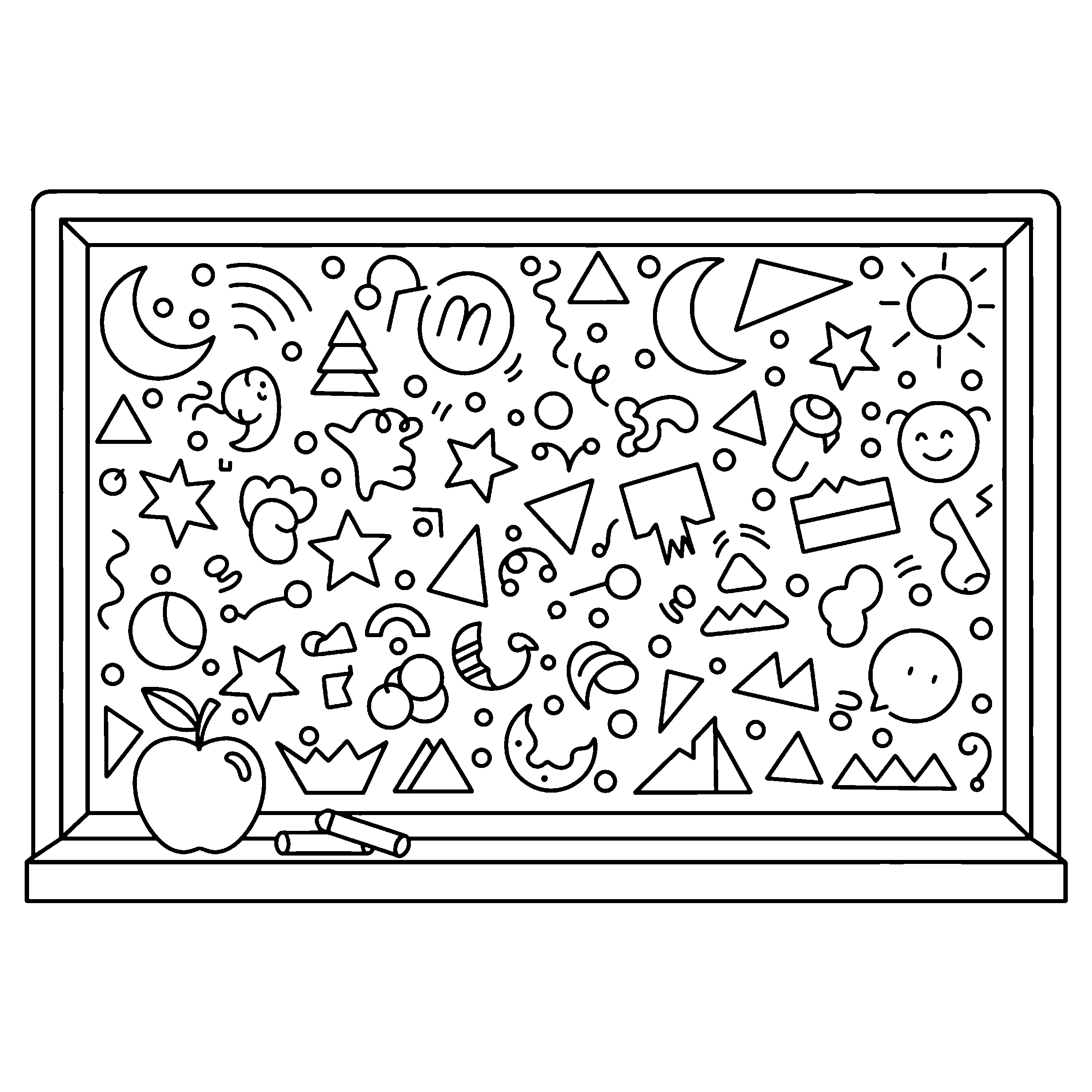 Tableau noir de classe