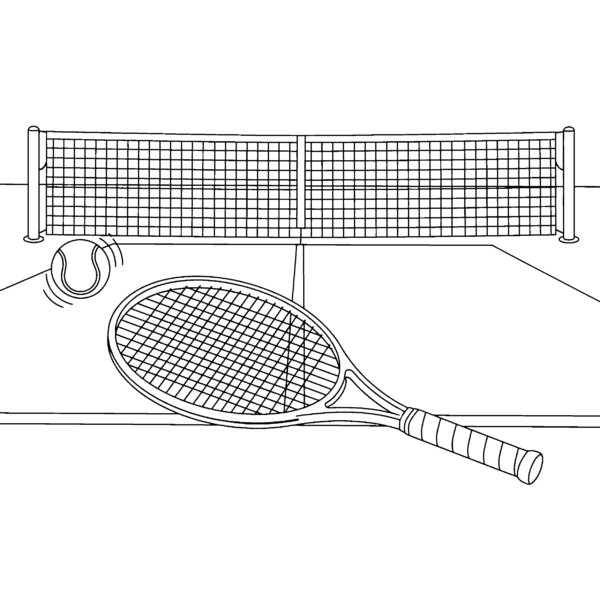 Tennis — raquette et balle