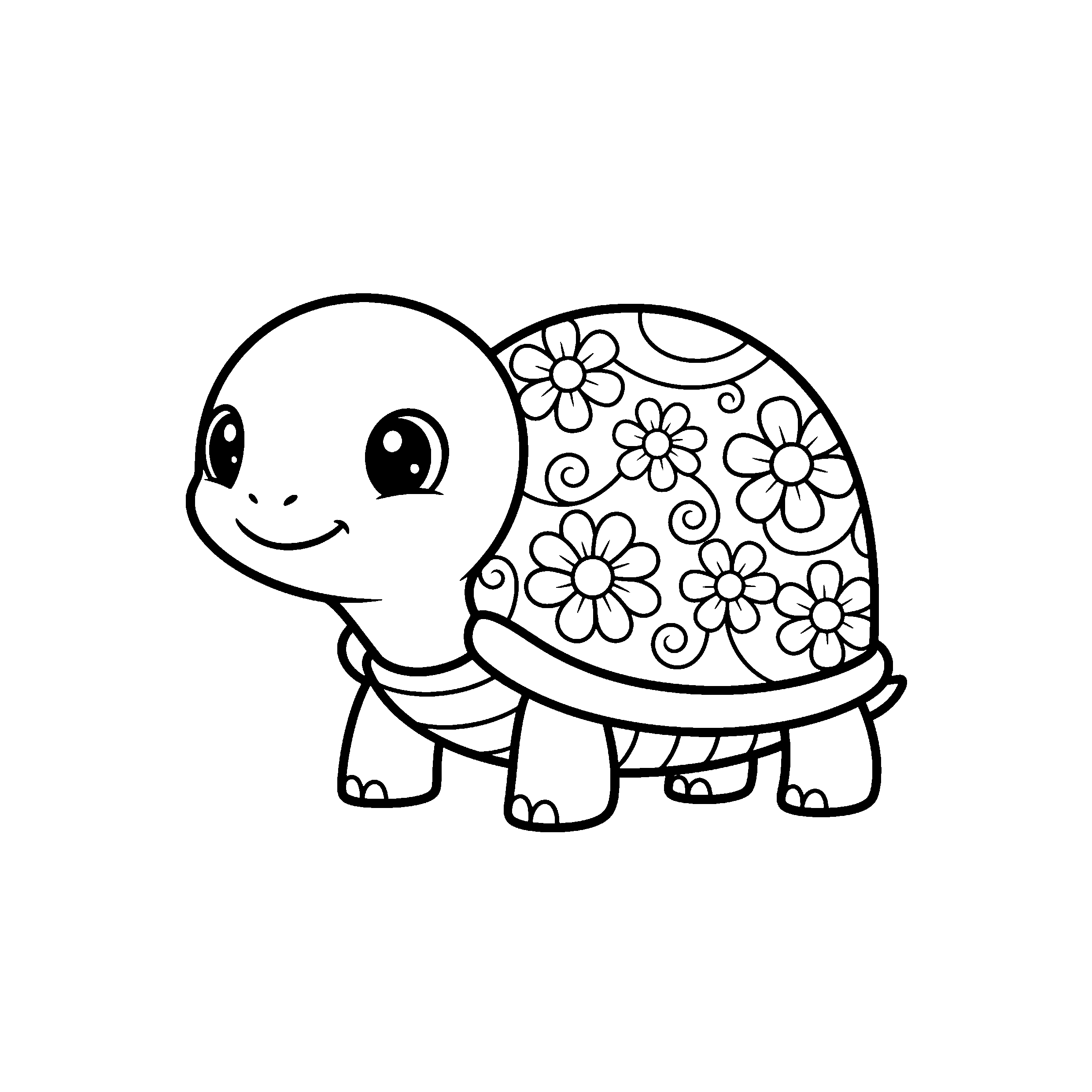 Tortue kawaii